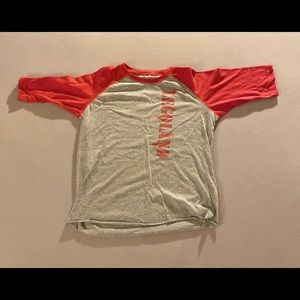 Red and grey LEGO land shirt boys size 6-8